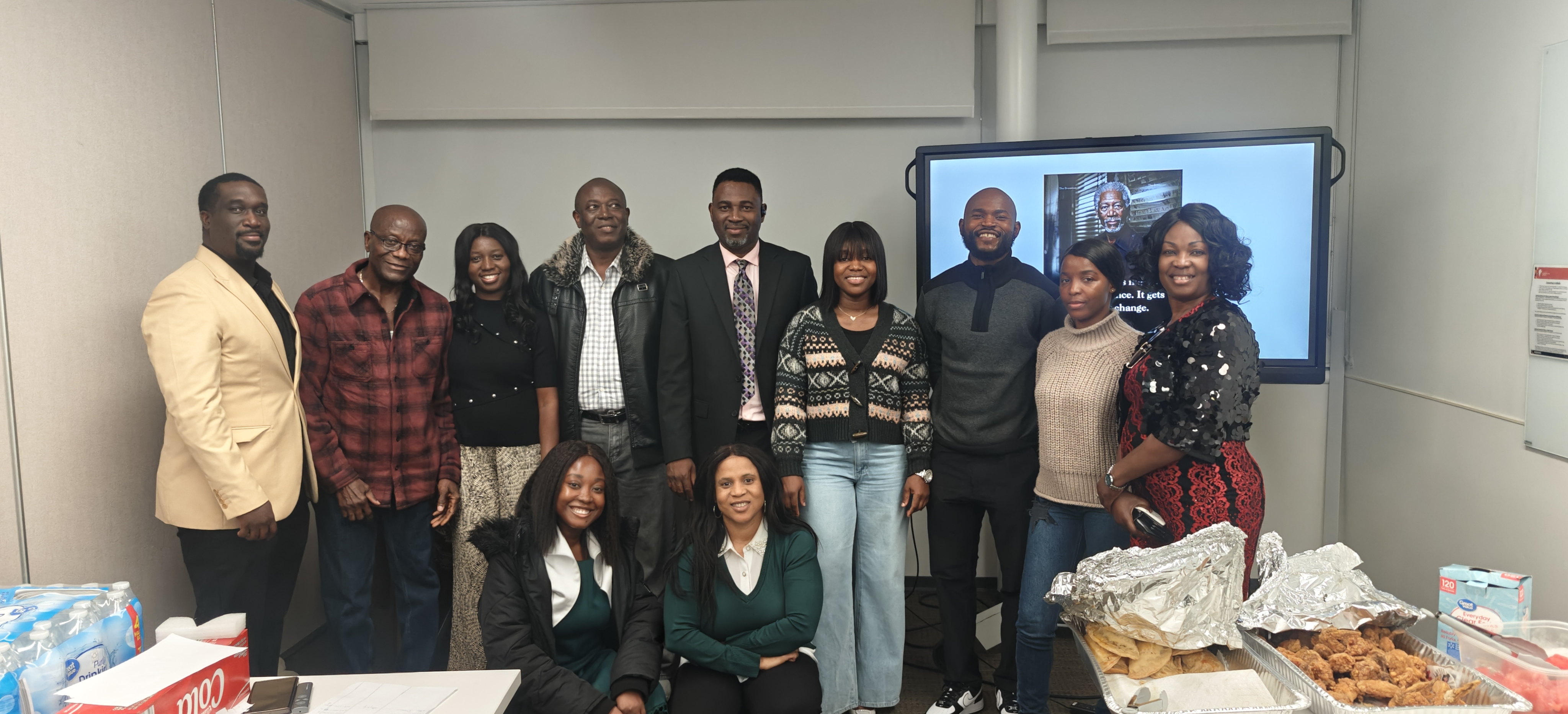 Isaac Oladeji and team